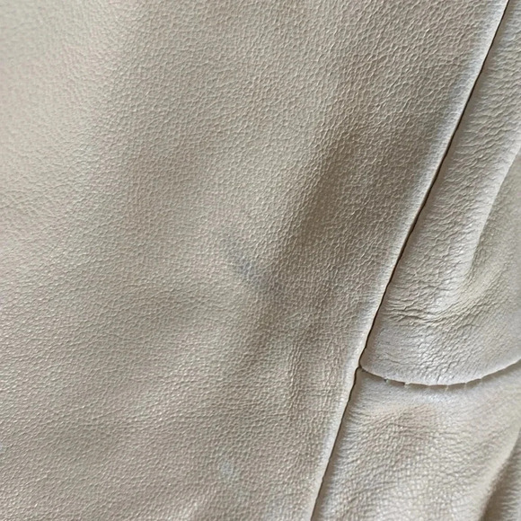 COLE HAAN Women's Jewel Neck Quilted Leather Jacket - Picture 9 of 14